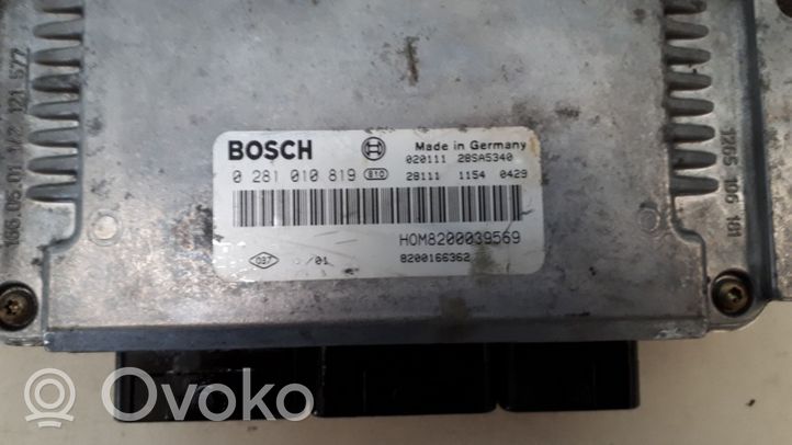 Renault Scenic I Engine control unit/module 0281010819