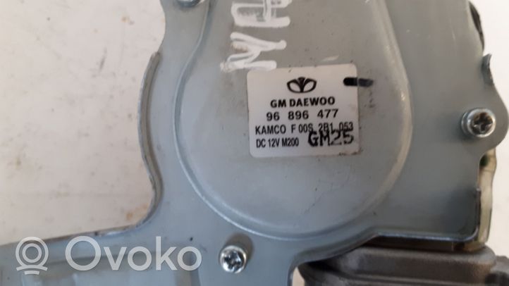 Chevrolet Matiz Motor del limpiaparabrisas trasero 96896477