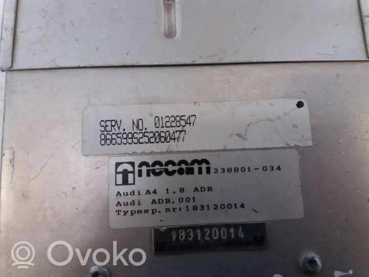 Audi A4 S4 B5 8D Sterownik / Moduł ECU 01228547