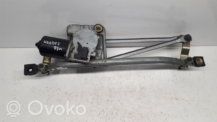 Ford Mondeo MK II Mechanizm i silniczek wycieraczek szyby przedniej / czołowej 93BG17504AF