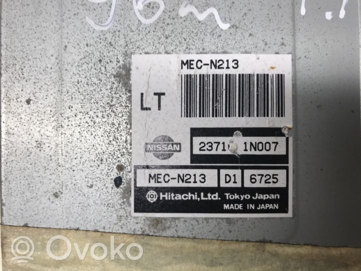Nissan Almera Engine control unit/module 237101N007