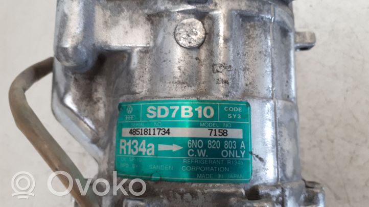 Volkswagen Polo III 6N 6N2 6NF Compressore aria condizionata (A/C) (pompa) 6N0820803A