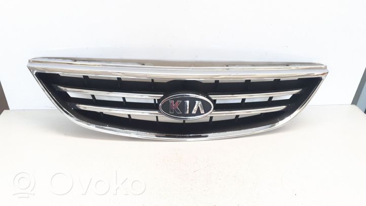 KIA Carens I Grille calandre supérieure de pare-chocs avant 