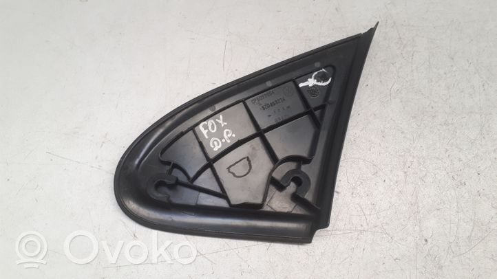 Volkswagen Fox Obudowa lusterka zewnętrznego drzwi przednich 5Z0853274