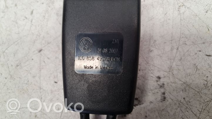 Volkswagen New Beetle Rear seatbelt buckle 1C0858493B