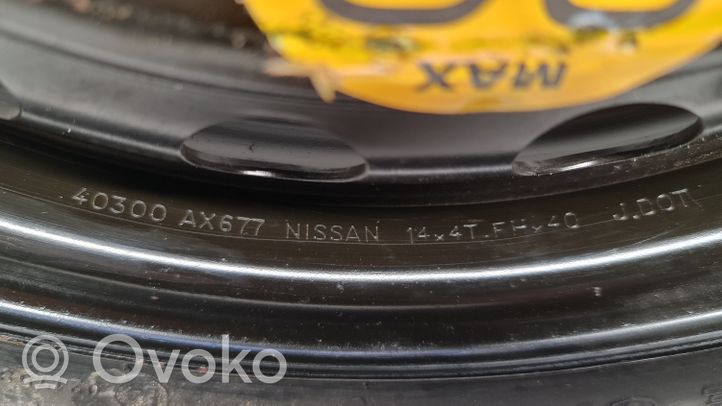 Nissan Micra Ruota di scorta R14 40300AX677