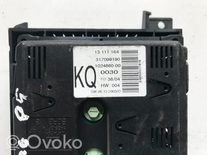 Opel Astra H Monitori/näyttö/pieni näyttö 13111164