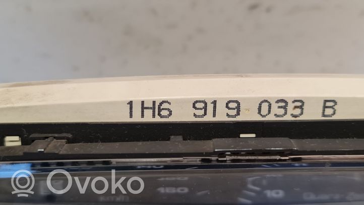 Volkswagen Golf III Tachimetro (quadro strumenti) 1H6919033B