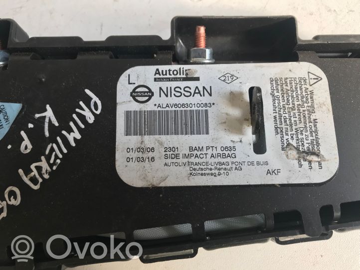 Nissan Primera Sėdynės oro pagalvė ALAV6063010083