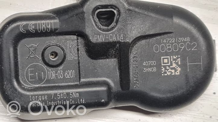 Nissan Micra Sensore di pressione dello pneumatico 10R03620