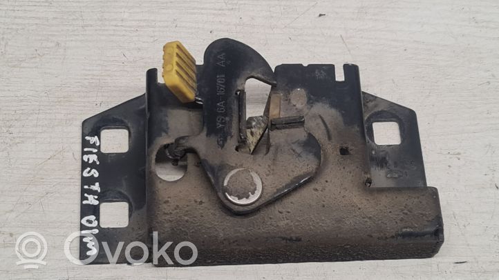 Ford Fiesta Zamek pokrywy przedniej / maski silnika YS6A16701AA