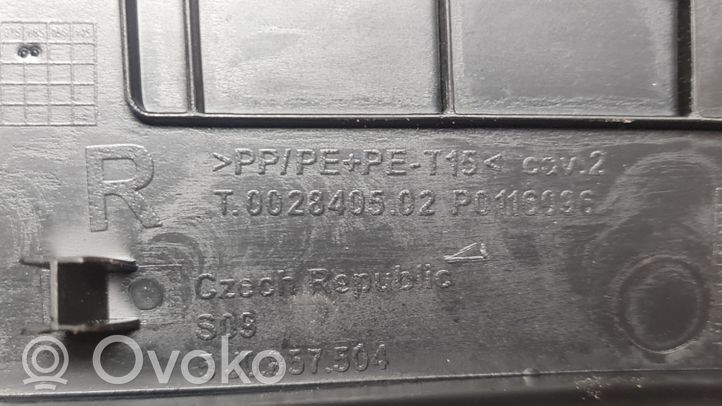 Skoda Fabia Mk2 (5J) Boczny element deski rozdzielczej 5J0857504