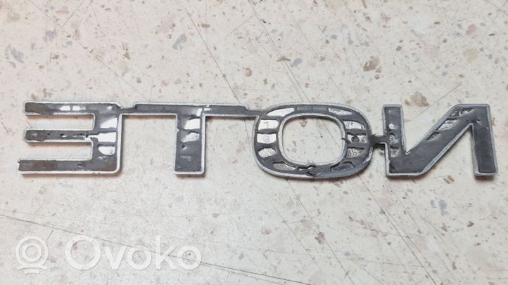 Nissan Note (E11) Logo, emblème de fabricant 908929U00A