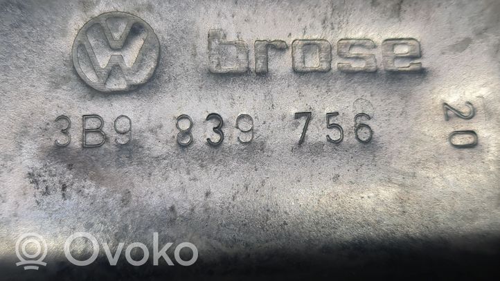 Volkswagen PASSAT B5 Elektryczny podnośnik szyby drzwi tylnych 3B9839756