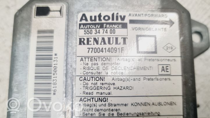 Renault Megane I Airbag control unit/module 7700414091F