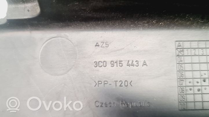 Skoda Octavia Mk2 (1Z) Coperchio/tappo della scatola vassoio della batteria 3C0915443A