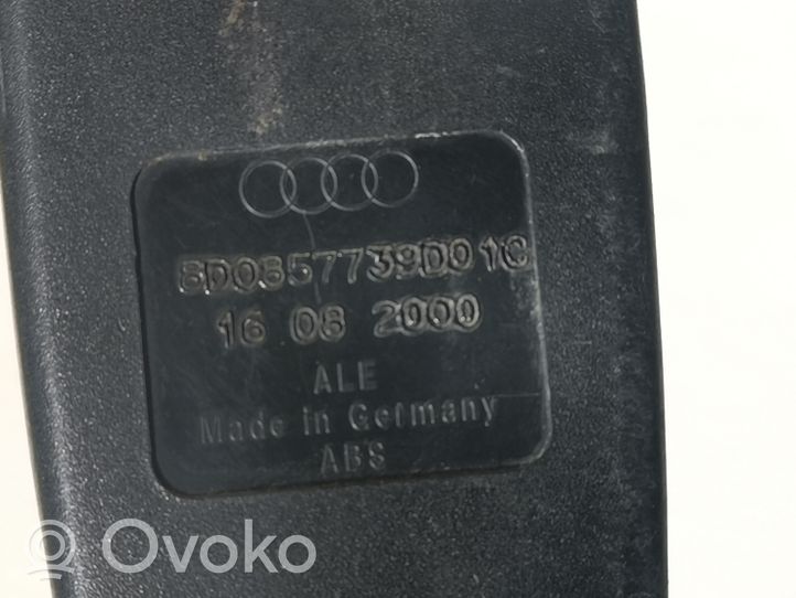 Audi A6 S6 C5 4B Klamra środkowego pasa bezpieczeństwa fotela tylnego 8D0857739D