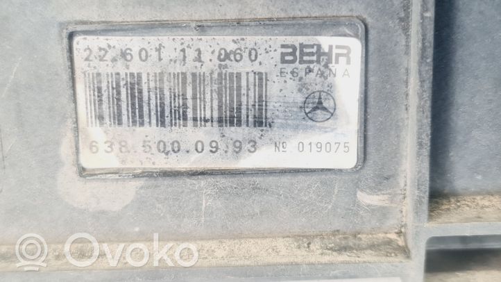 Mercedes-Benz Vito Viano W638 Elektryczny wentylator chłodnicy 6385000993