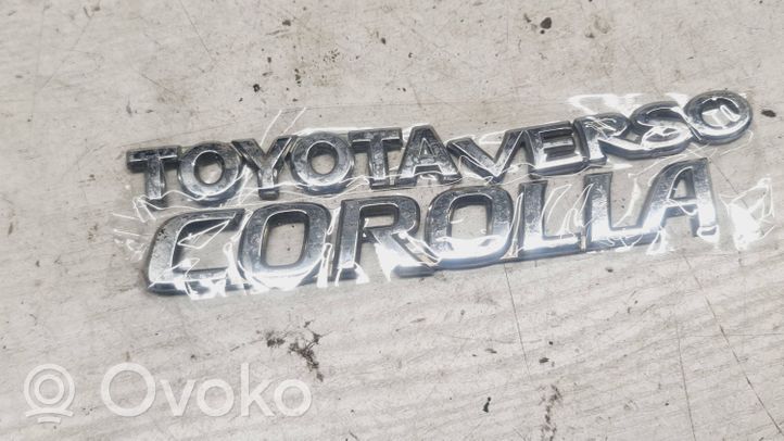 Toyota Corolla Verso AR10 Logo/stemma case automobilistiche 