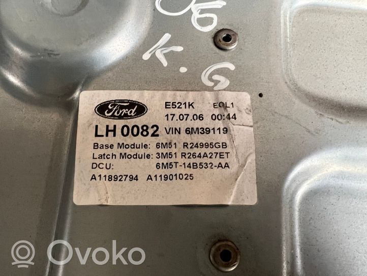Ford C-MAX I Takaikkunan nostomekanismi ilman moottoria 3M51R045H23A