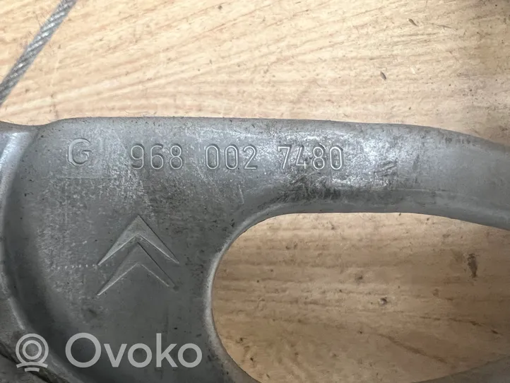 Citroen C3 Ręczny podnośnik szyby drzwi tylnych 9680027480