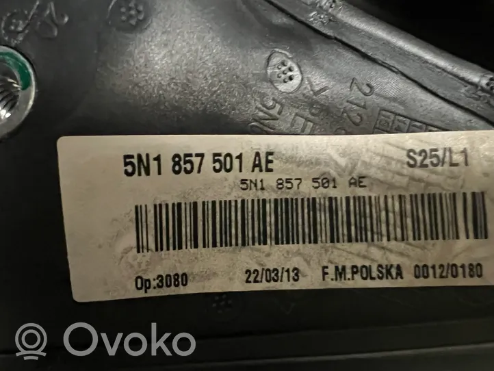Volkswagen Tiguan Etuoven sähköinen sivupeili 5N1857501AE