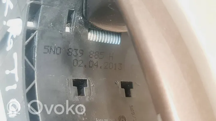 Volkswagen Tiguan Klamka zewnętrzna drzwi tylnych 5N0839885H