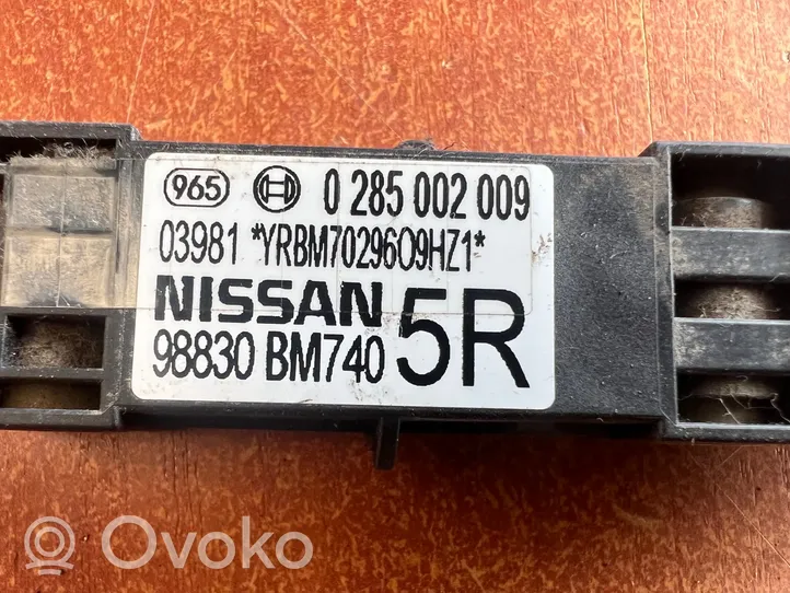 Nissan Almera N16 Sensor impacto/accidente para activar Airbag 98830BM740