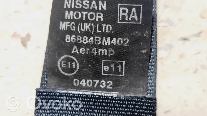 Nissan Almera N16 Etuistuimen turvavyö 86884BM402