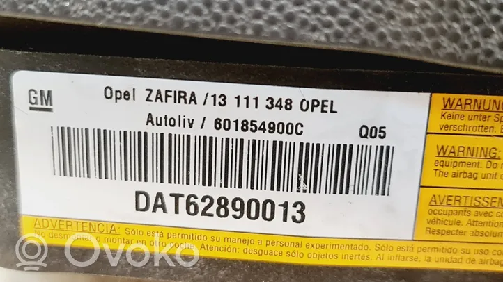 Opel Zafira B Надувная подушка для руля 13111348