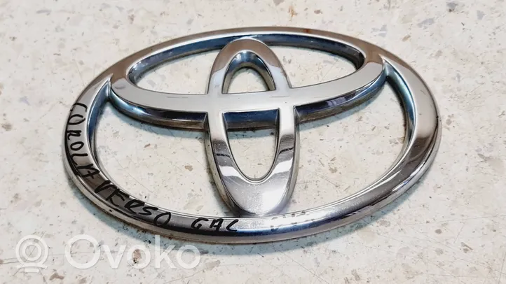 Toyota Corolla Verso AR10 Logo, emblème de fabricant 90975W2001