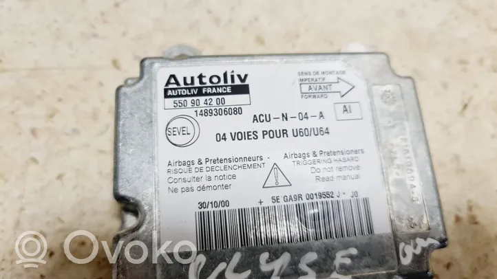 Fiat Ulysse Unidad de control/módulo del Airbag 1489306080