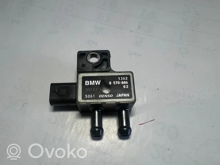 BMW 5 F10 F11 Sensore di pressione dei gas di scarico 8570686