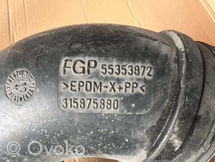 Opel Astra H Rura / Wąż dolotowy powietrza 55353872