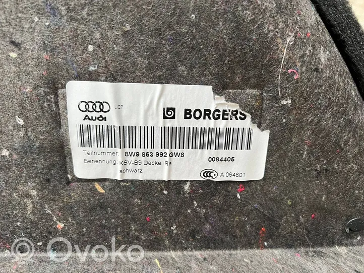 Audi A4 Allroad B9 Tavaratilan säilytyslokero 8W9863992