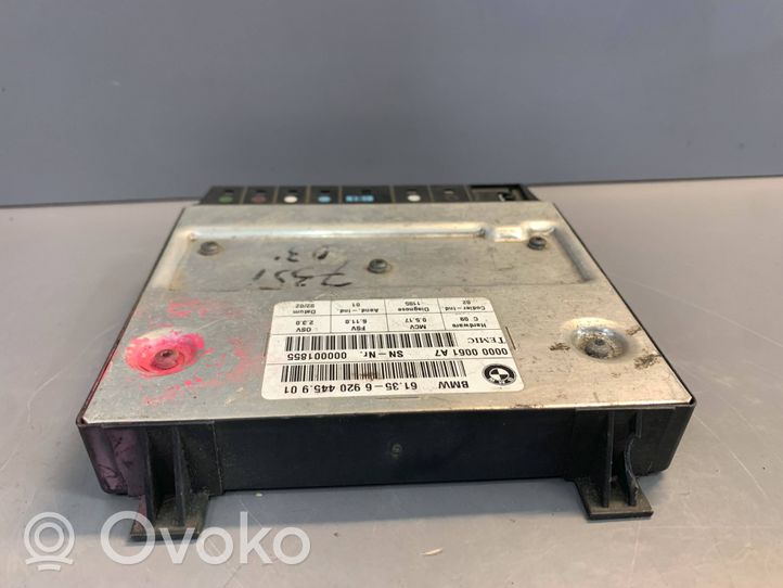 BMW 7 E65 E66 Module de commande de siège 6920445