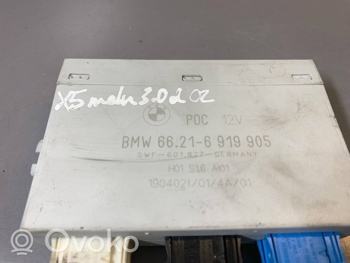 BMW X5 E53 Pysäköintitutkan (PCD) ohjainlaite/moduuli 6919905