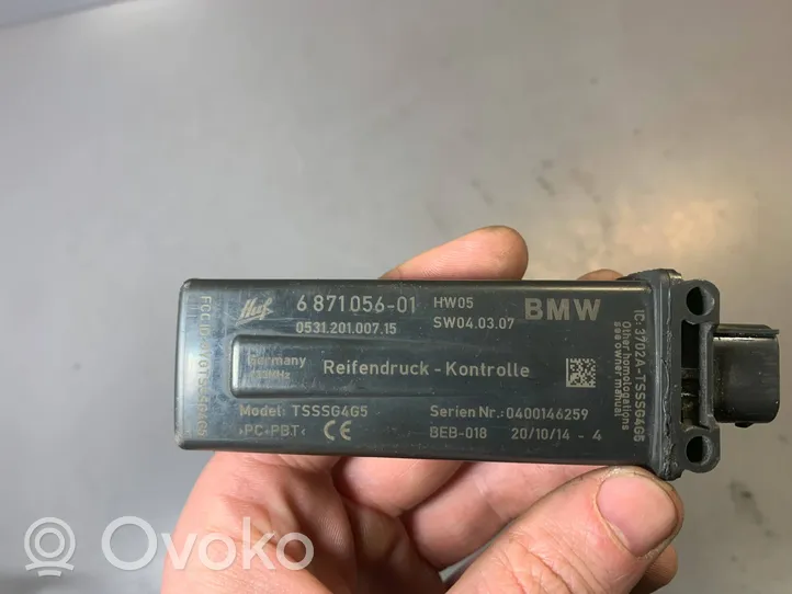 BMW 5 F10 F11 Sterownik / Moduł kontroli ciśnienia w oponach 6871056