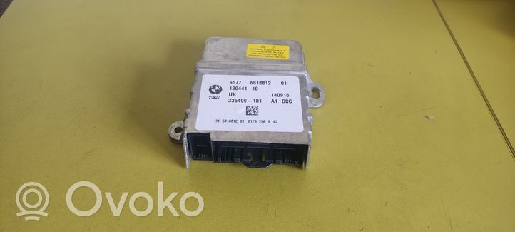 BMW 2 F46 Gaisa spilvenu vadības bloks 6818812