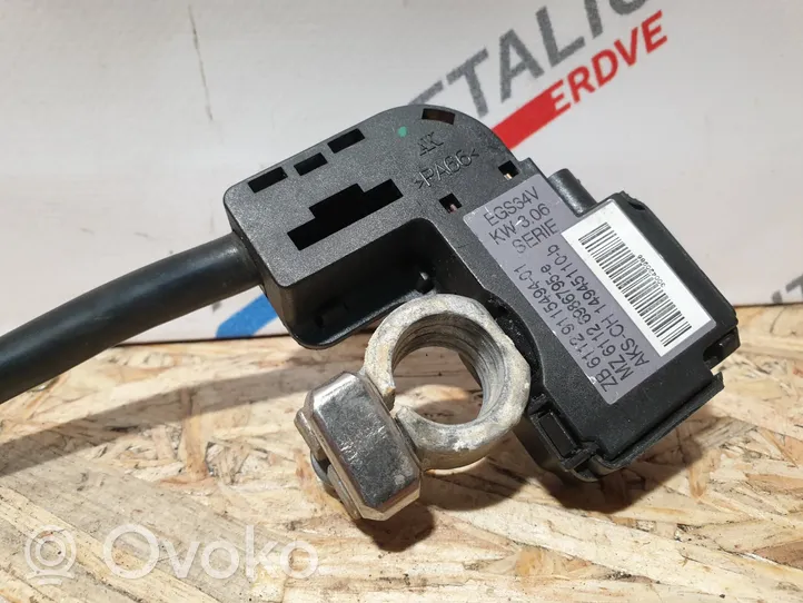 BMW 6 E63 E64 Negative earth cable (battery) 9115494