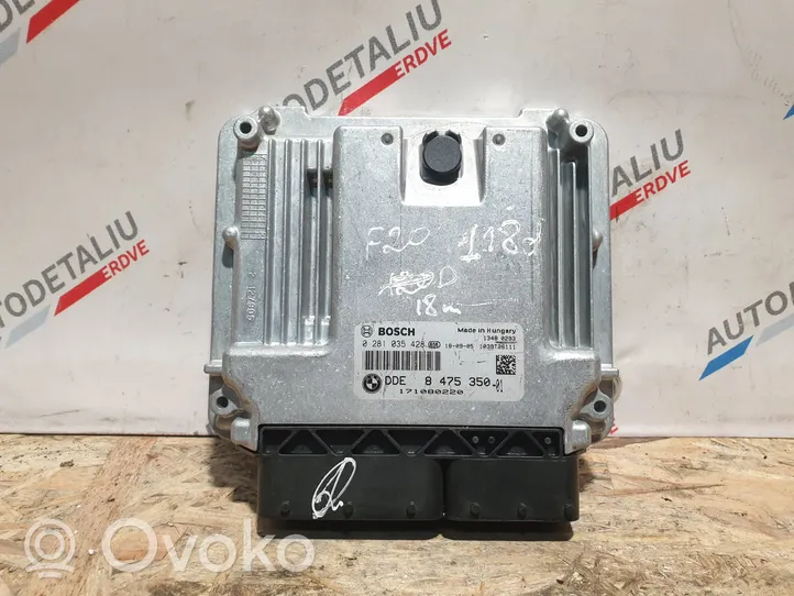 BMW 1 F20 F21 Sterownik / Moduł ECU 8475350