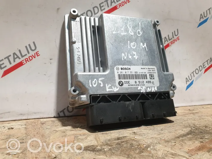 BMW X1 E84 Engine control unit/module 8512499