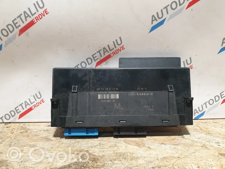 BMW X3 F25 Comfort/convenience module 9298948