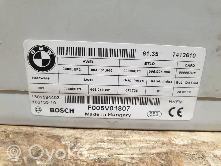 BMW X1 F48 F49 Sterownik / Moduł elektrycznej klapy tylnej / bagażnika 7412610