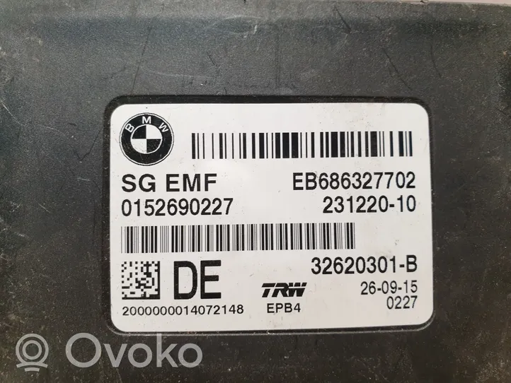 BMW 5 F10 F11 Moduł / Sterownik hamulca postojowego EMF 6963277