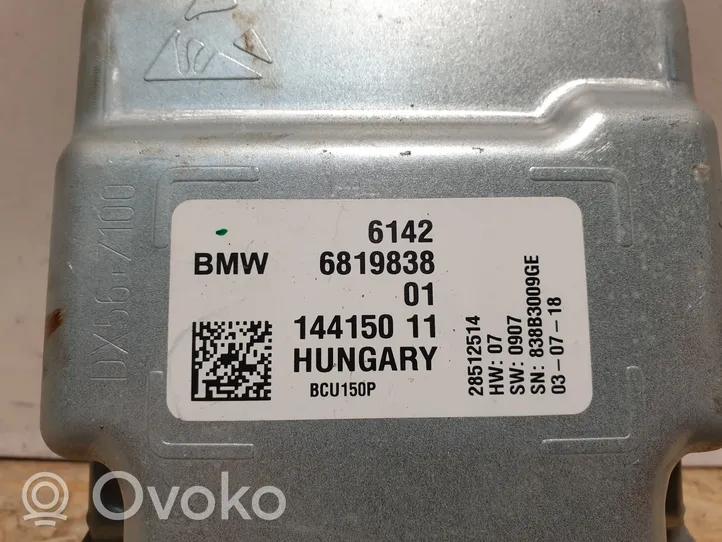 BMW 3 F30 F35 F31 Module de contrôle de batterie 6819838