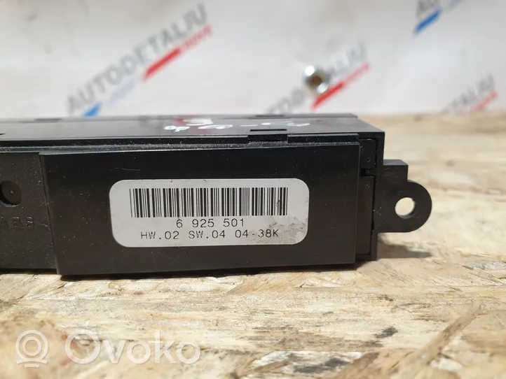 BMW 3 E46 Interruttore riscaldamento sedile 6925501