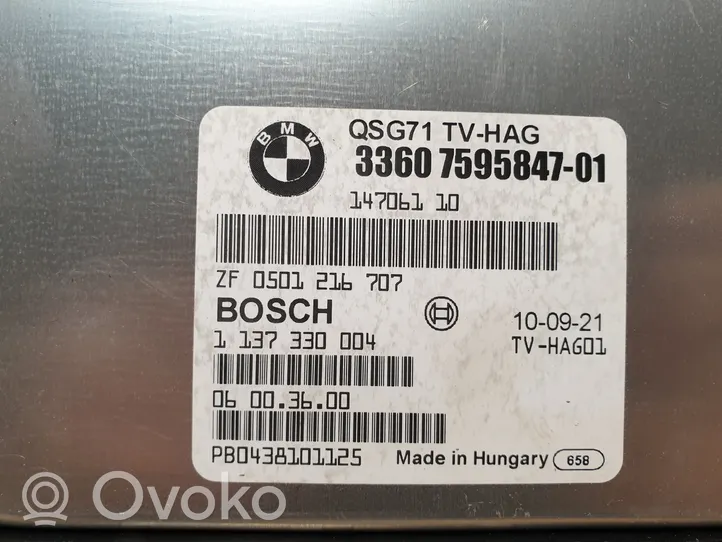 BMW X6 E71 Centralina/modulo ECU ripartitore di coppia 7595847