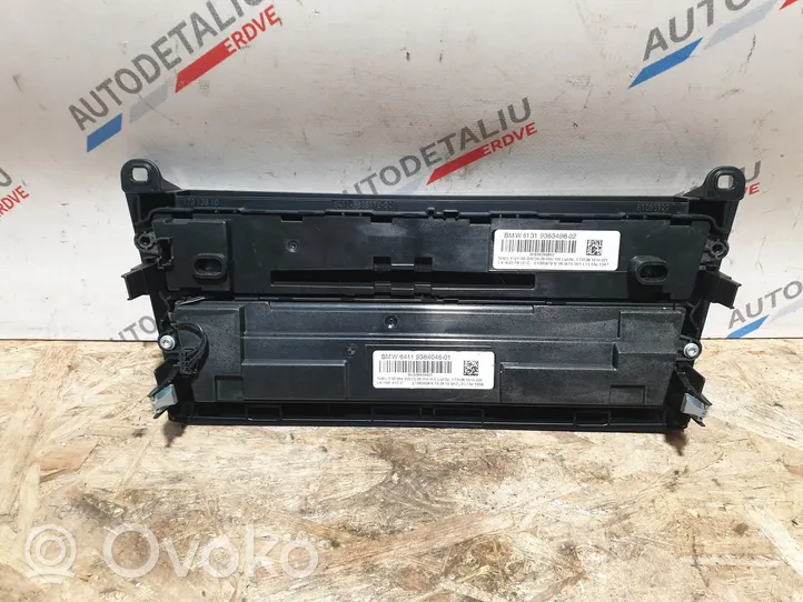 BMW 2 F22 F23 Gaisa kondicioniera / klimata kontroles / salona apsildes vadības bloks (salonā) 9363498