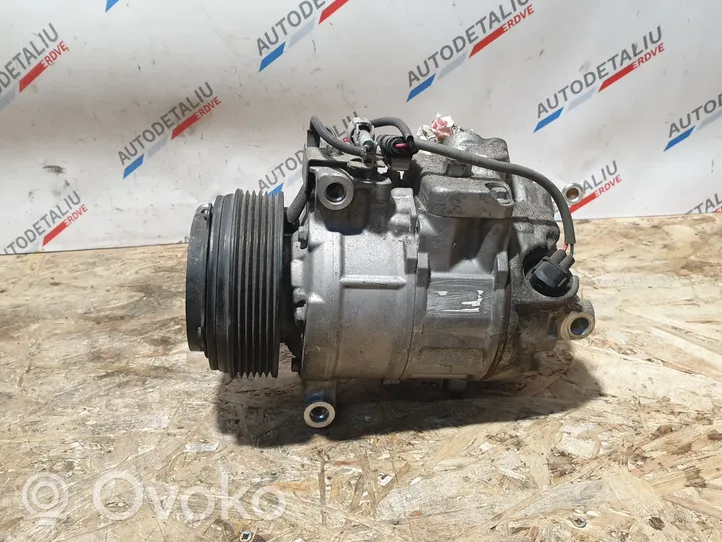 BMW 1 E81 E87 Ilmastointilaitteen kompressorin pumppu (A/C) 6987862